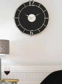 Viadurini Time Design Wanduhren-Runde Wanduhr im modernen Design aus Eisen und MDF - Hope