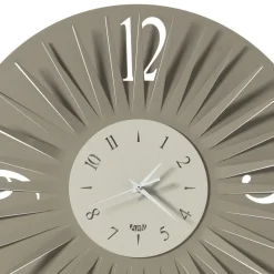 Viadurini Time Design Wanduhren-Runde Wanduhr in Eisen dreidimensionales Design 2 Farben - Heco