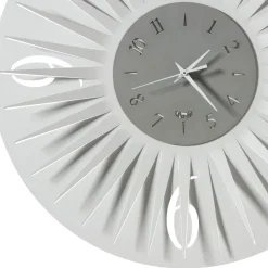 Viadurini Time Design Wanduhren-Runde Wanduhr in Eisen dreidimensionales Design 2 Farben - Heco