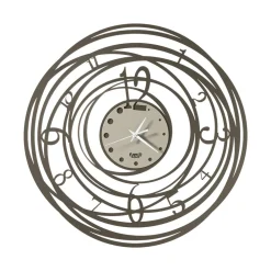 Viadurini Time Design Wanduhren-Runde Wanduhr in Eisen verziertem Design in 3 Farben - Doric