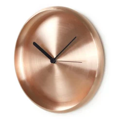 Viadurini Time Design Wanduhren-Runde Wanduhr in poliertem Kupfer Design Made in Italy - Ogio