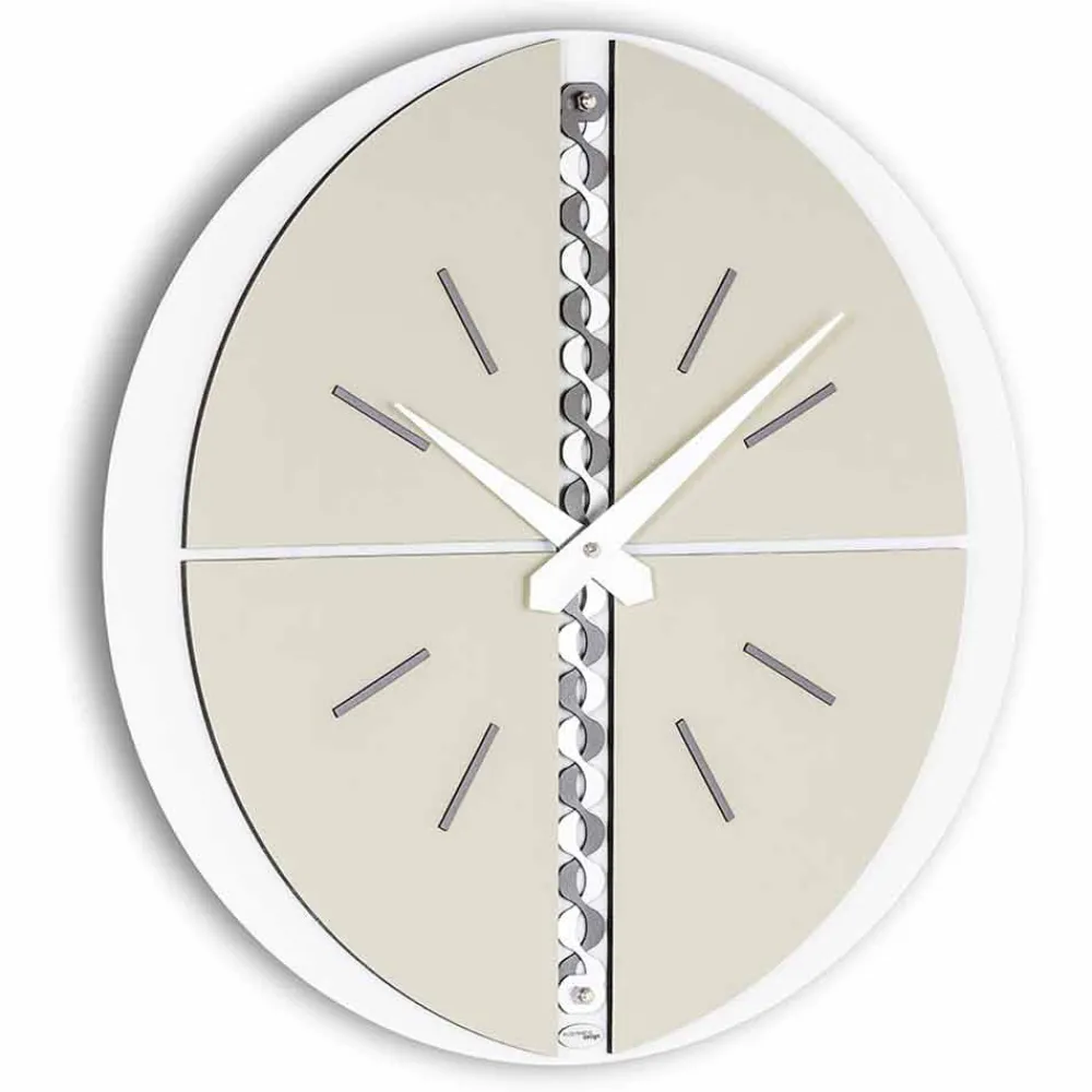 Viadurini Time Design Wanduhren-Runde Wanduhr Made in Italy Modernes Design - Elisio