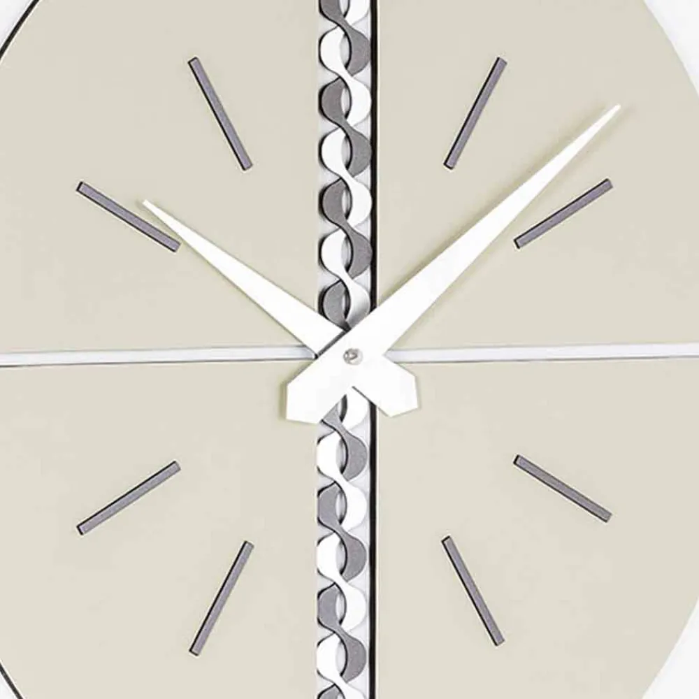 Viadurini Time Design Wanduhren-Runde Wanduhr Made in Italy Modernes Design - Elisio