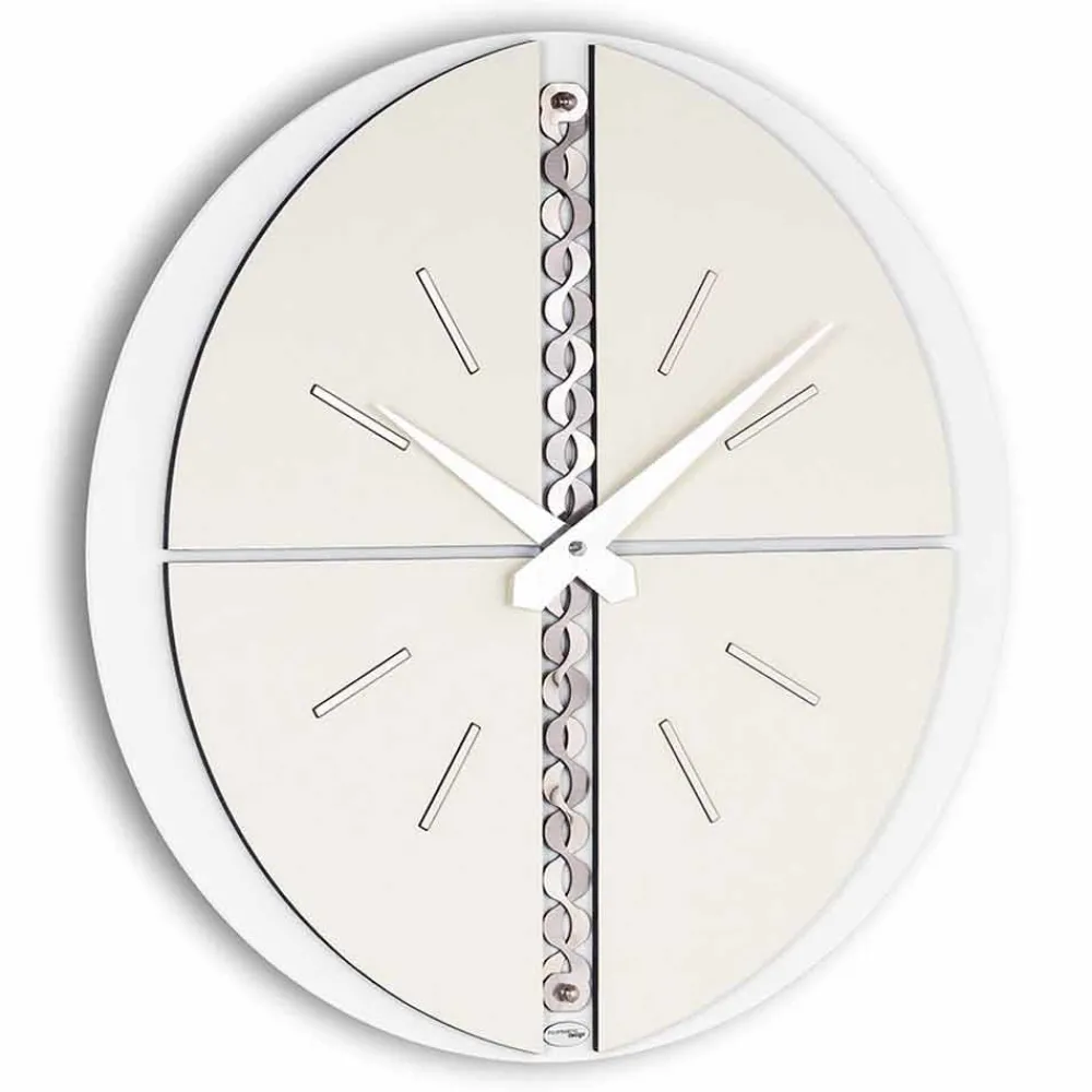 Viadurini Time Design Wanduhren-Runde Wanduhr Made in Italy Modernes Design - Elisio