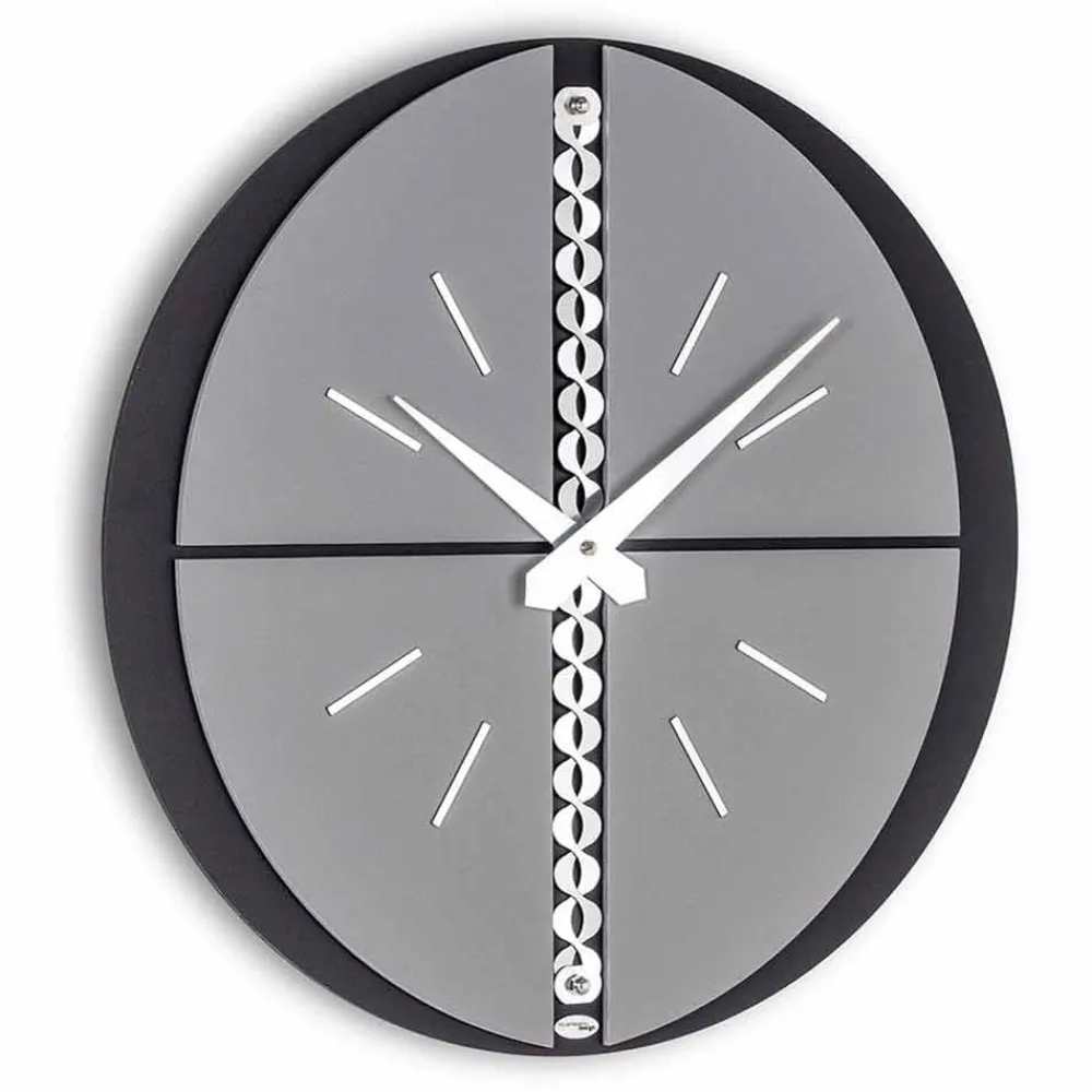 Viadurini Time Design Wanduhren-Runde Wanduhr Made in Italy Modernes Design - Elisio