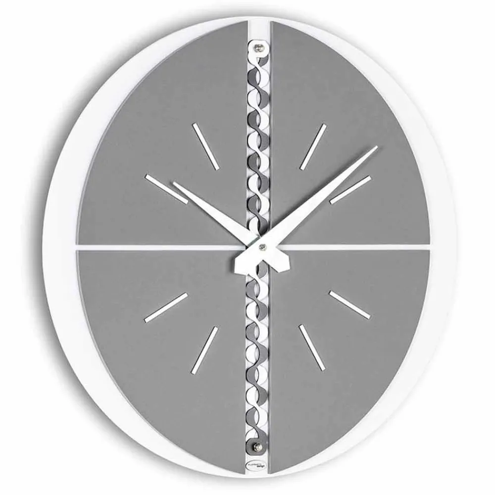 Viadurini Time Design Wanduhren-Runde Wanduhr Made in Italy Modernes Design - Elisio