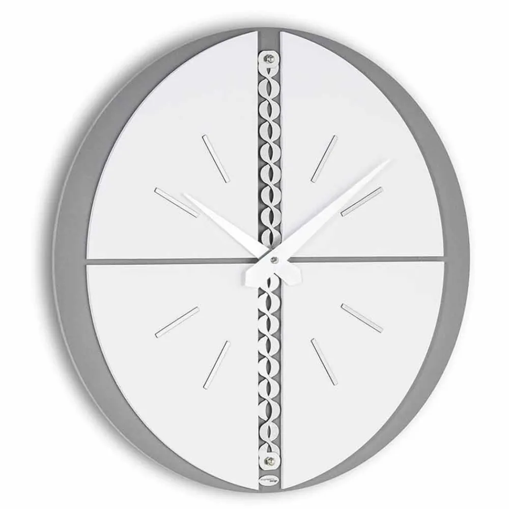 Viadurini Time Design Wanduhren-Runde Wanduhr Made in Italy Modernes Design - Elisio