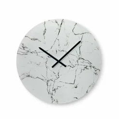 Viadurini Time Design Wanduhren-Runde Wanduhr mit Marmoreffekt ohne Zahlen, hergestellt in Italien – Zifferblatt
