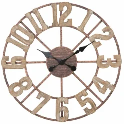 Viadurini Time Design Wanduhren-Runde Wanduhr Modernes Design aus Eisen und MDF - Taichi