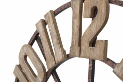 Viadurini Time Design Wanduhren-Runde Wanduhr Modernes Design aus Eisen und MDF - Taichi