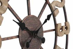 Viadurini Time Design Wanduhren-Runde Wanduhr Modernes Design aus Eisen und MDF - Taichi