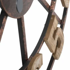 Viadurini Time Design Wanduhren-Runde Wanduhr Modernes Design aus Eisen und MDF - Taichi