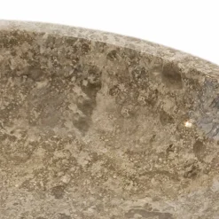 Viadurini Bathroom Steinwaschbecken-Runder Aufsatzwaschbecken aus Naturstein Ziva, Einzelstück