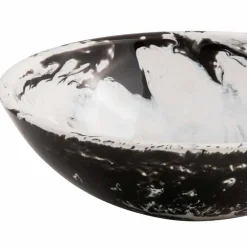 Viadurini Bathroom Harzwaschbecken-Runder Aufsatzwaschtisch aus Kunstharz, Bussoleno