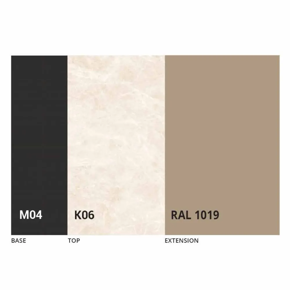 Viadurini Living Runde Tische-Runder ausziehbarer Esstisch aus Laminam Keramik Made in Italy - Lupetto