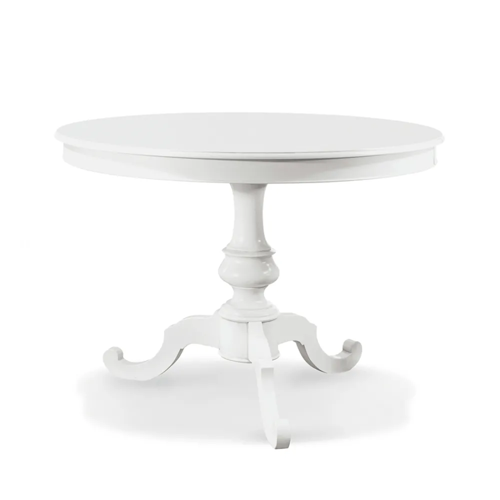 Viadurini Classic Ausziehbare Esstische-Runder ausziehbarer Wohnzimmertisch aus Holz, hergestellt in Italien – Vittoria