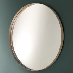 Viadurini Bathroom Badspiegel-Runder Badezimmerspiegel mit Metallrahmen, hergestellt in Italien – Cleopatra
