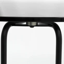 Viadurini Living Moderne Couchtische-Runder Couchtisch aus Glas mit 3-halbmondförmigem Fuß, hergestellt in Italien – Arepa