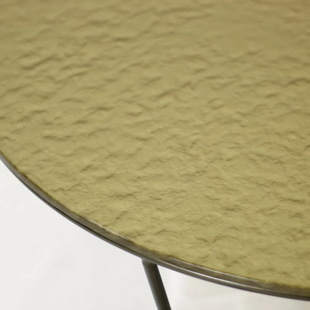 Viadurini Living Moderne Couchtische-Runder Couchtisch aus Glas und Stahl, hergestellt in Italien – Paini