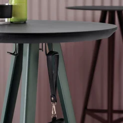 Viadurini Living Runde Tische-Runder Couchtisch aus massiver Esche mit Metallbasis Made in Italy - Ulma