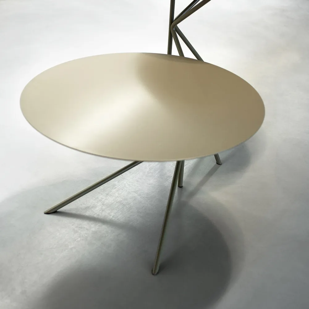 Viadurini Living Moderne Couchtische-Runder Couchtisch aus Metall, Design in verschiedenen Farben und 2 Größen - Olesya