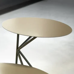 Viadurini Living Moderne Couchtische-Runder Couchtisch aus Metall, Design in verschiedenen Farben und 2 Größen - Olesya