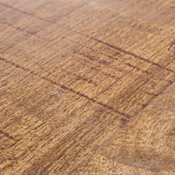 Viadurini Living Moderne Couchtische-Runder Couchtisch aus recyceltem Holz und Stahl weiß oder grau - Genoveffa