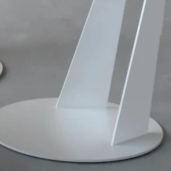 Viadurini Living Moderne Couchtische-Runder Couchtisch aus schrägem Metall und Keramik 3 Größen - Coriko