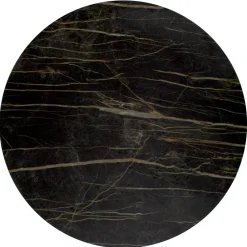 Viadurini Living Moderne Couchtische-Runder Couchtisch aus Stahl und Steingut, hergestellt in Italien – Alisea