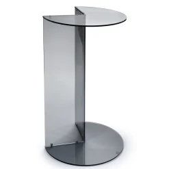 Viadurini Living Moderne Couchtische-Runder Couchtisch aus transparentem Plexiglas Made in Italy - Tabli