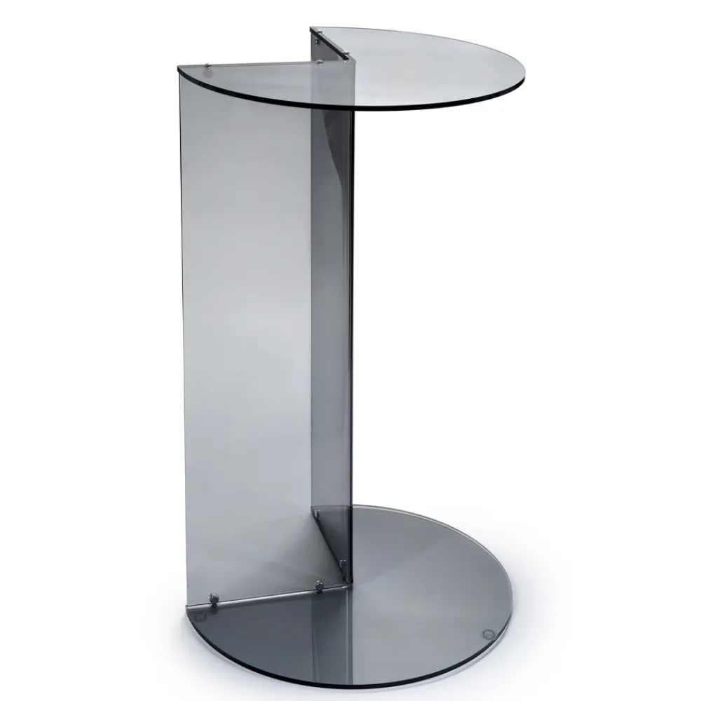 Viadurini Living Moderne Couchtische-Runder Couchtisch aus transparentem Plexiglas Made in Italy - Tabli