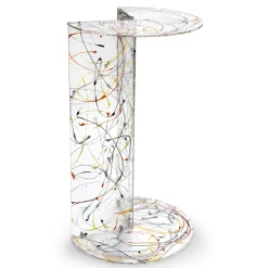 Viadurini Living Moderne Couchtische-Runder Couchtisch aus transparentem Plexiglas Made in Italy - Tabli