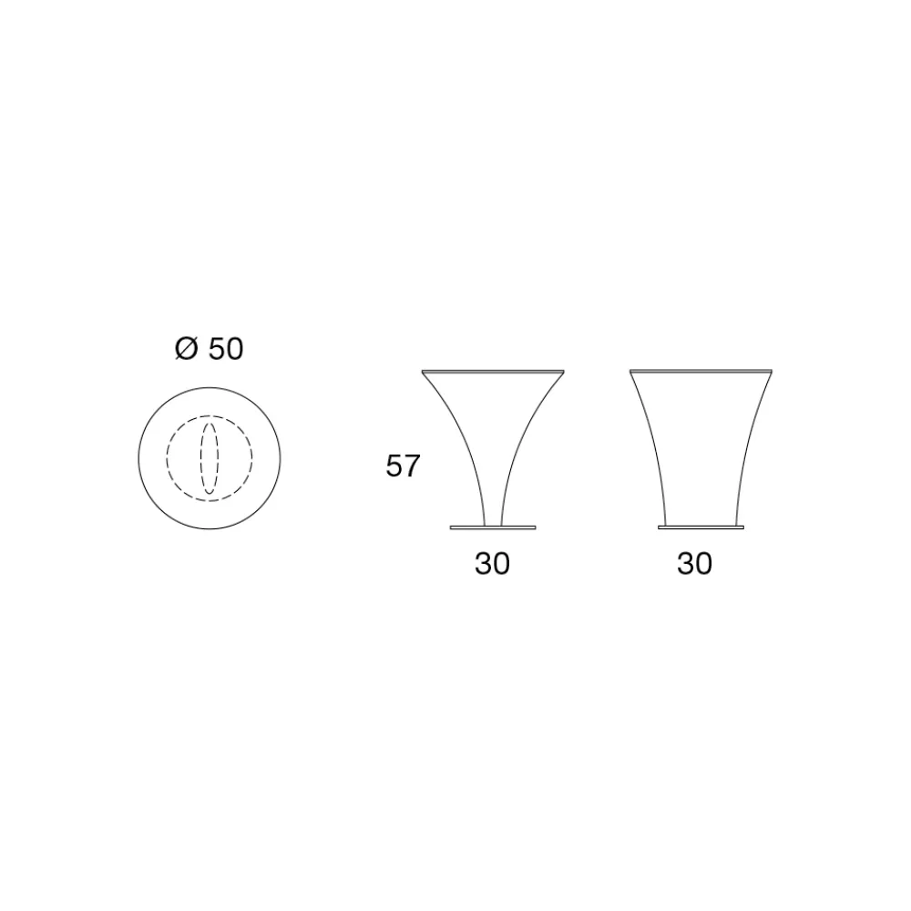 Viadurini Living Moderne Couchtische-Runder Couchtisch Bootsform aus Metall und geätztem Glas - Boarding