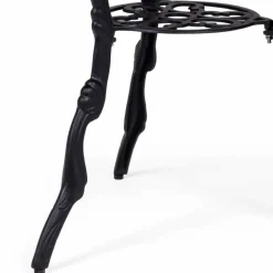 Viadurini in the Garden Garten Beistelltisch-Runder Couchtisch für den Außenbereich in mattem Anthrazit-Finish aus Aluminium - Sayra