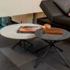 Viadurini Living Moderne Couchtische-Runder Couchtisch für Wohnzimmer aus Metall und mattem Keramiksockel - Shanghai