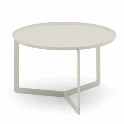 Viadurini in the Garden Garten Beistelltisch-Runder Couchtisch im Freien aus Hanf oder Schlammmetall - Stephane