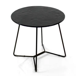 Viadurini Living Moderne Couchtische-Runder Couchtisch mit Glasplatte, hergestellt in Italien – Paini