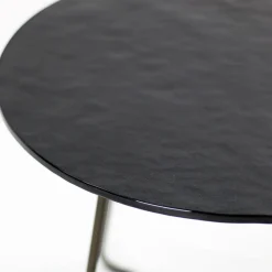 Viadurini Living Moderne Couchtische-Runder Couchtisch mit Glasplatte, hergestellt in Italien – Paini