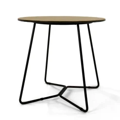 Viadurini Living Moderne Couchtische-Runder Couchtisch mit Glasplatte, hergestellt in Italien – Paini