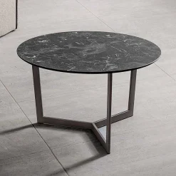 Viadurini Living Moderne Couchtische-Runder Couchtisch mit HPL-Platte Made in Italy - Mina