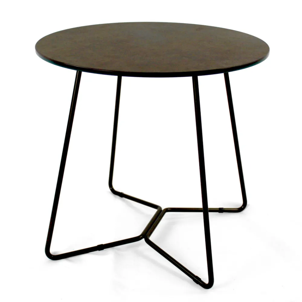 Viadurini Living Moderne Couchtische-Runder Couchtisch mit Platte aus Feinsteinzeug, hergestellt in Italien – Paini