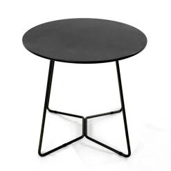 Viadurini Living Moderne Couchtische-Runder Couchtisch mit Platte aus Feinsteinzeug, hergestellt in Italien – Paini