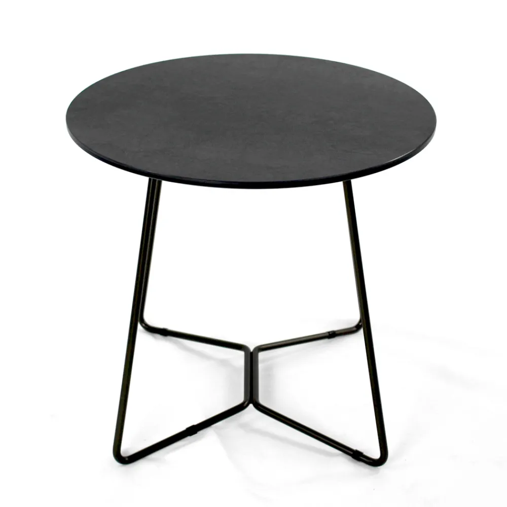 Viadurini Living Moderne Couchtische-Runder Couchtisch mit Platte aus Feinsteinzeug, hergestellt in Italien – Paini