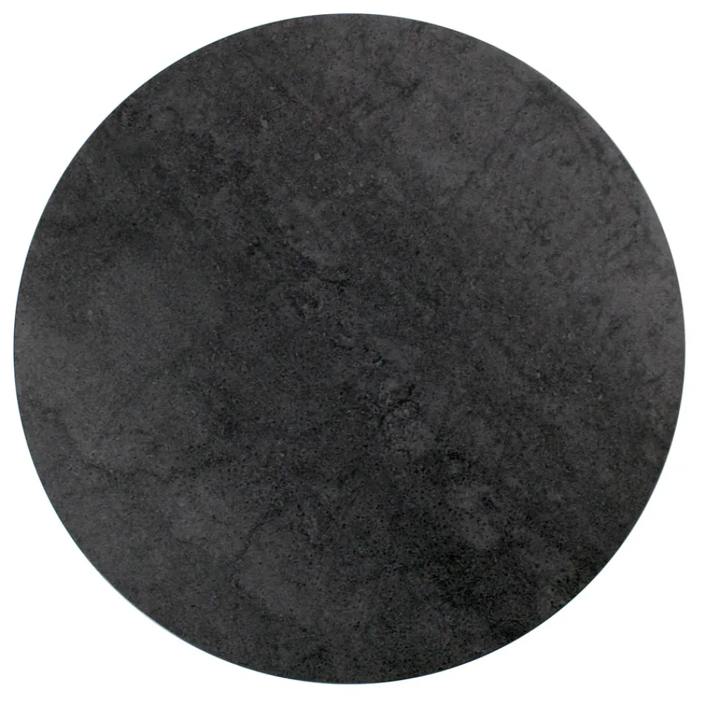 Viadurini Living Moderne Couchtische-Runder Couchtisch mit Stahlgestell und Steinzeugplatte, hergestellt in Italien – Alisea