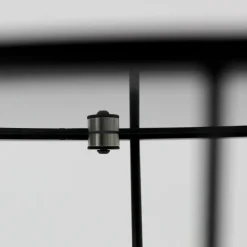 Viadurini Living Moderne Couchtische-Runder Couchtisch mit Stahlfuß und Glasplatte, hergestellt in Italien – Alisea