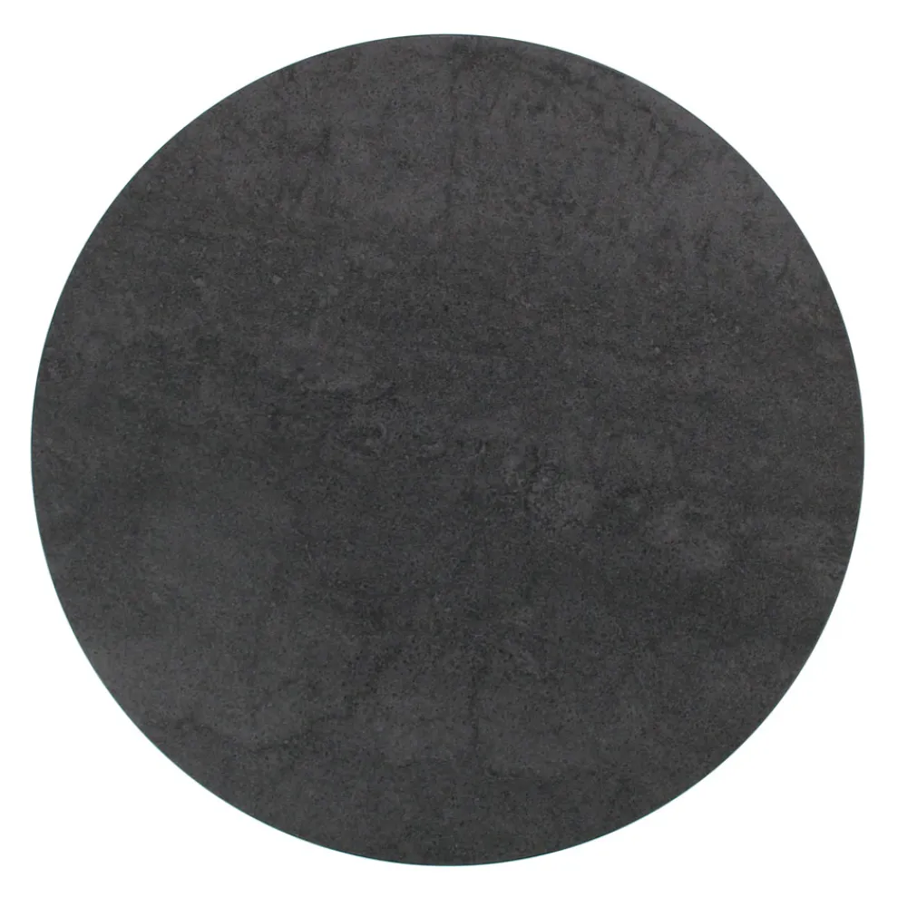 Viadurini Living Moderne Couchtische-Runder Couchtisch und Sockel aus Steinzeug mit 3 Halbmonden, hergestellt in Italien – Arepa