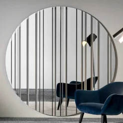 Viadurini Living Wandspiegel-Runder Design Wandspiegel Durchmesser 200 cm Made in Italy - Coriandolo