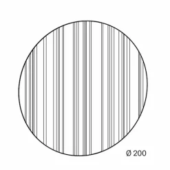 Viadurini Living Wandspiegel-Runder Design Wandspiegel Durchmesser 200 cm Made in Italy - Coriandolo