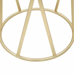 Viadurini Living Moderne Couchtische-Runder Design-Telefonständer aus Eisen und Glas - Faith