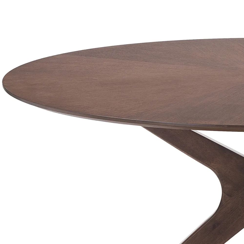 Viadurini Living Runde Tische-Runder Esstisch aus furniertem Mdf und Massivholz - Fulmine